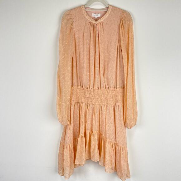 NWT A.L.C. Silk Knee-Length Dress Size 14 - Picture 3 of 13